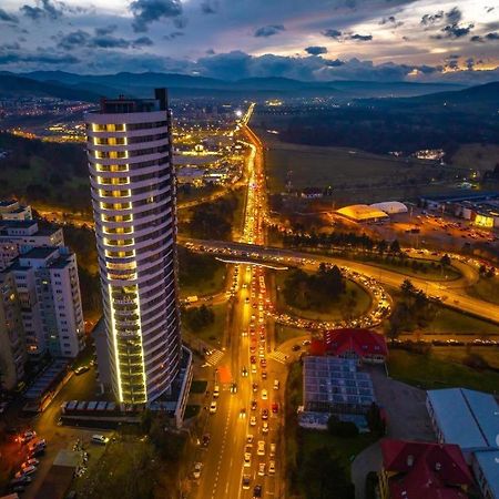 The Sky Tower - Your Panoramic Life Lägenhet Cluj-Napoca Exteriör bild